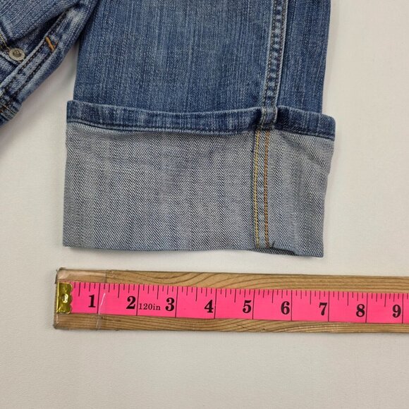 Banana Republic Trouser Jeans Womens 28/6 Low Rise Medium Wash Stretch Denim - Picture 14 of 14